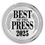 Medal Shaped Metal Sign (24”x24”)