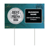 Double-Sided Yard Sign w/ Stake