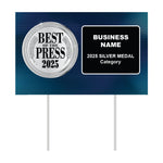 Double-Sided Yard Sign w/ Stake