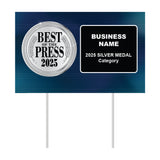 Double-Sided Yard Sign w/ Stake